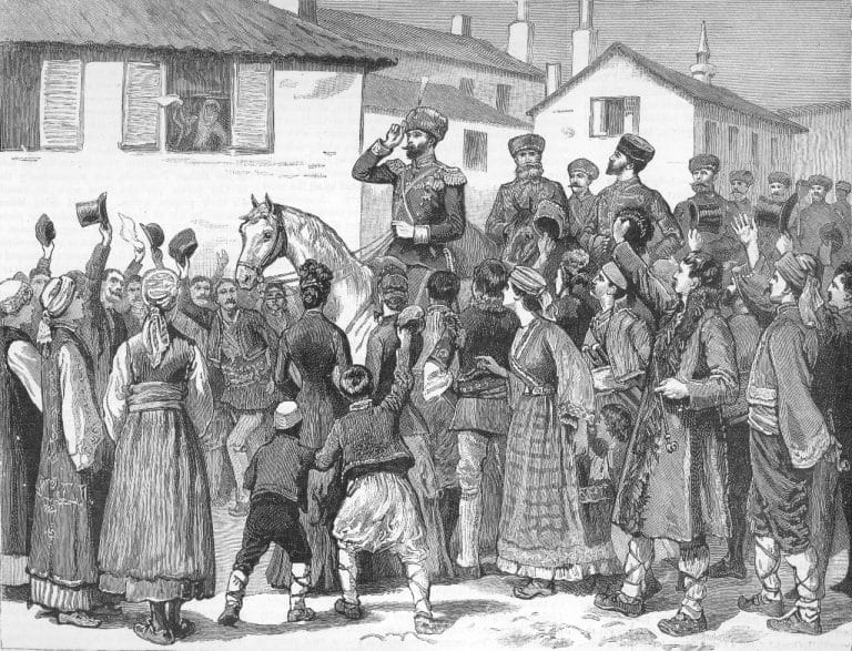 11. Княз Александър I влизa в Пловдив – гравюра, публикувана във в-к „The Graphic“ на 26 септември 1885 г.