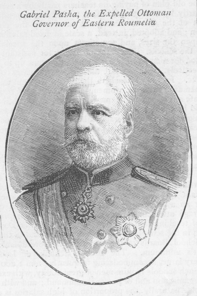 4. Гравюра на Гаврил Кръстевич от в-к „The Graphic“